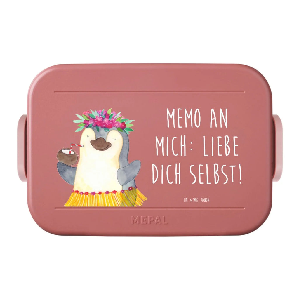 MEPAL Bentobox Pinguin Kokosnuss Motiv Brotdose, Bentobox, Lunchbox, Pinguin, Aloha, Pinguine, Urlaub, Hawaii, Kokosnuss