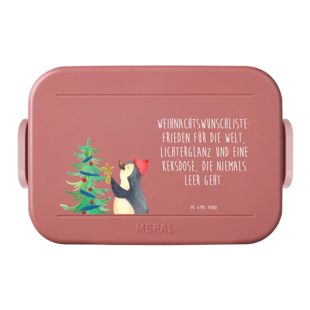 MEPAL Bentobox Pinguin Weihnachtsbaum Motiv Bentobox, Brotdose, Lunchbox, Winter, Weihnachten, Weihnachtsdeko, Nikolaus, Advent, Heiligabend, Wintermotiv, Pinguin