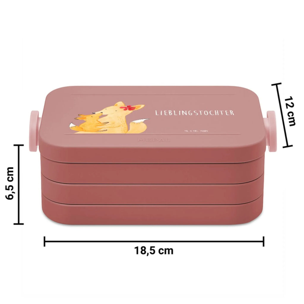 MEPAL Bentobox Fuchs Mama Motiv Brotdose, Lunchbox, Bentobox, Familie, Vatertag, Muttertag, Bruder, Schwester, Mama, Papa, Oma, Opa, Mutter, Geschenk, Lieblingstochter, Beste Tochter, Tochter