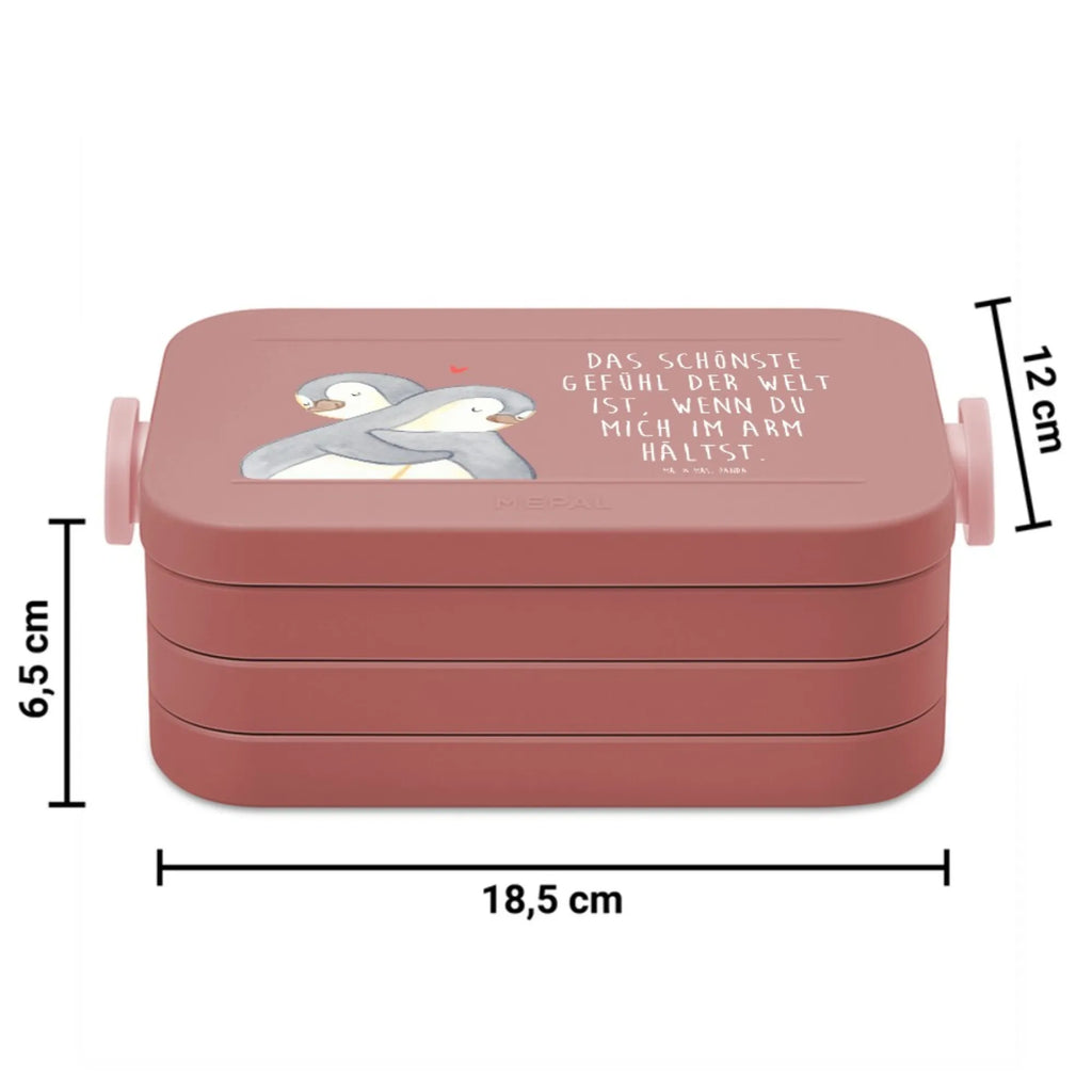 MEPAL Bentobox Pinguine Kuscheln Motiv Brotdose, Bentobox, Lunchbox, Liebe, Partner, Freund, Freundin, Ehemann, Ehefrau, Heiraten, Verlobung, Heiratsantrag, Liebesgeschenk, Jahrestag, Hocheitstag, Mitbringsel, Geschenk für Freundin, Geschenk für Partner, Valentinstag, Liebesbeweis, für Männer, für Ehemann, Geschenk für Frauen, Hochzeitstag
