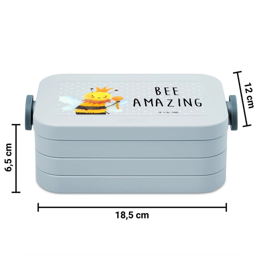 MEPAL Bentobox Biene König Motiv Bentobox, Lunchbox, Brotdose, Biene, Wespe, Hummel