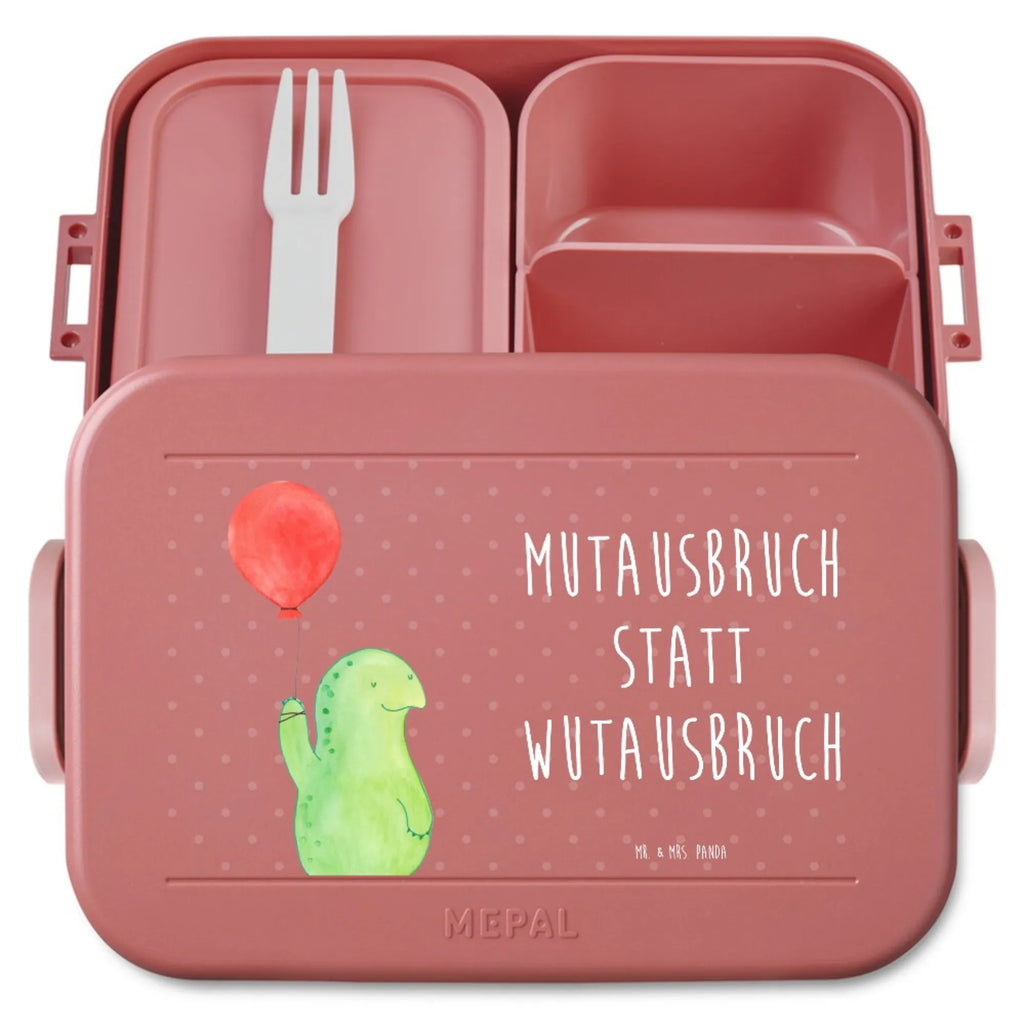 MEPAL Bentobox Schildkröte Luftballon Motiv Brotdose, Lunchbox, Bentobox, Schildkröte, Mutausbruch, Motivationsspruch, Motivation, Schildkröten