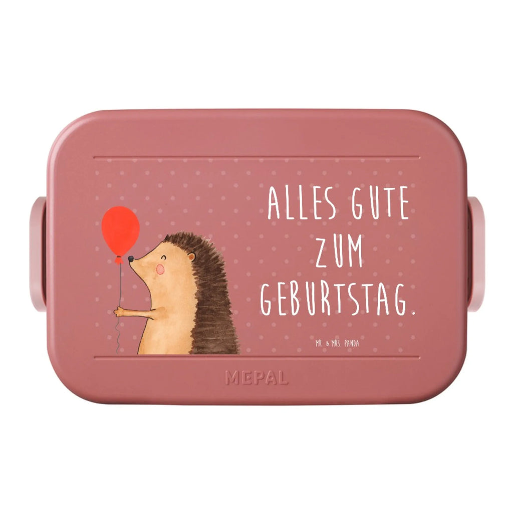MEPAL Bentobox Igel Luftballon Motiv Bentobox, Lunchbox, Brotdose, Tiermotive, Gute Laune, lustige Sprüche, Tiere, Herzlichen Glückwunsch, Geburtstag, Geburtstagskind, Igel, Ballon, Glückwunsch, Happy Birthday