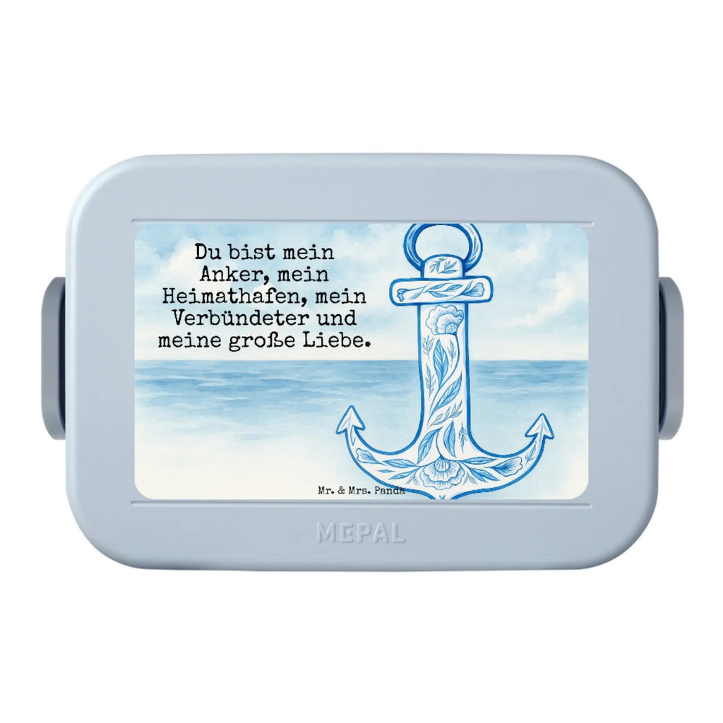 MEPAL Bentobox Anker Blau Design Brotdose, Lunchbox, Bentobox, Tiermotive, Gute Laune, lustige Sprüche, Tiere