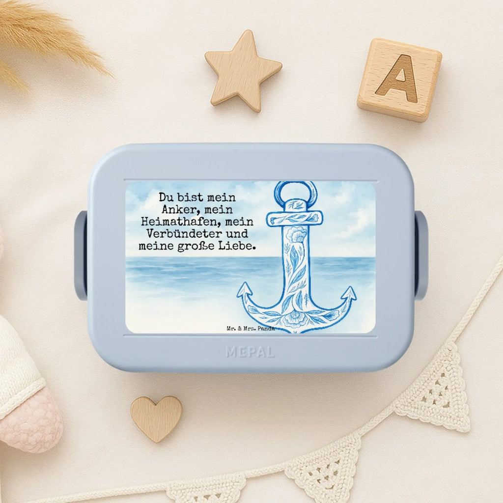 MEPAL Bentobox Anker Blau Design Brotdose, Lunchbox, Bentobox, Tiermotive, Gute Laune, lustige Sprüche, Tiere