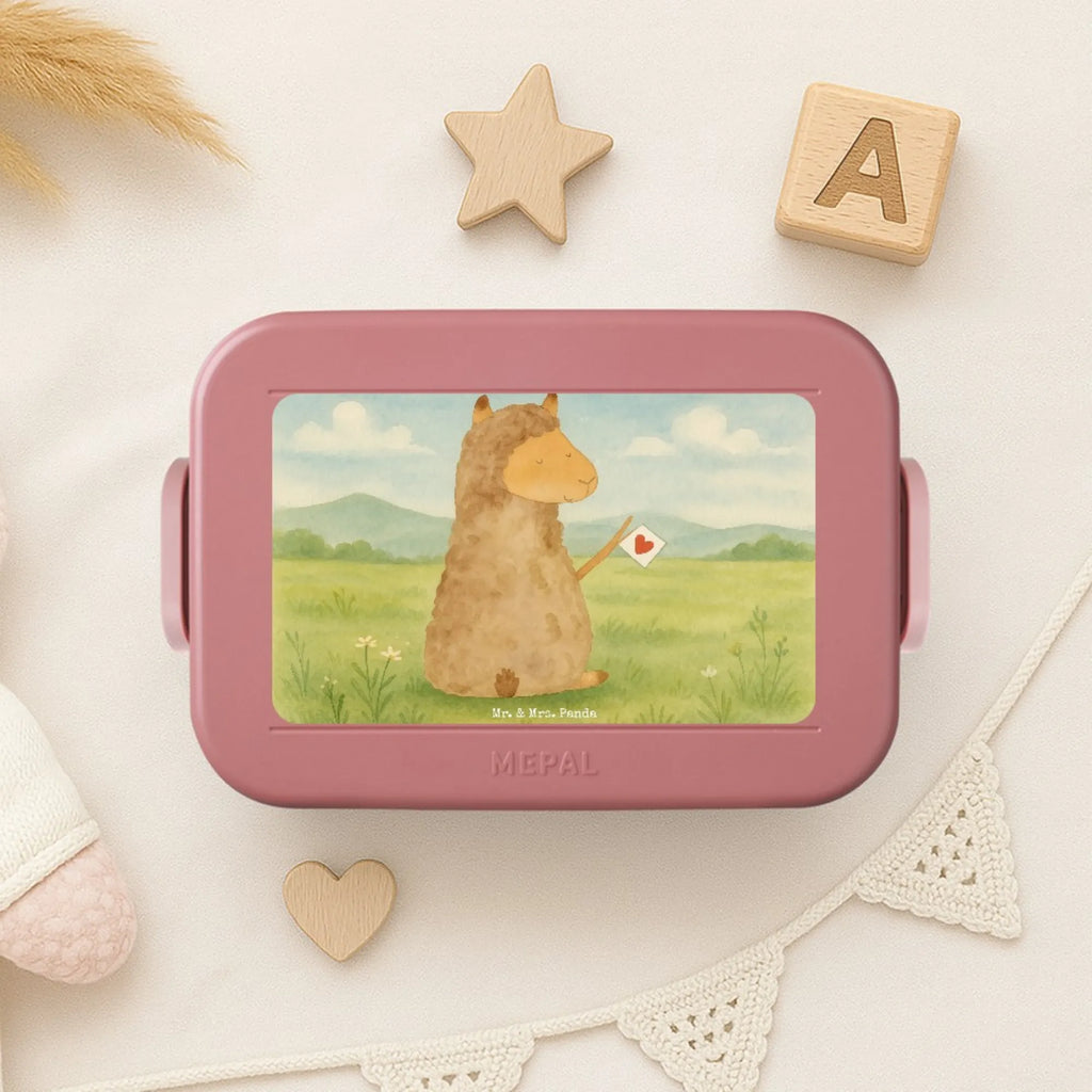 MEPAL Bentobox Alpaka Fahne Design Brotdose, Lunchbox, Bentobox, Alpaka, Lama, Liebe, Lamas, Alpakas