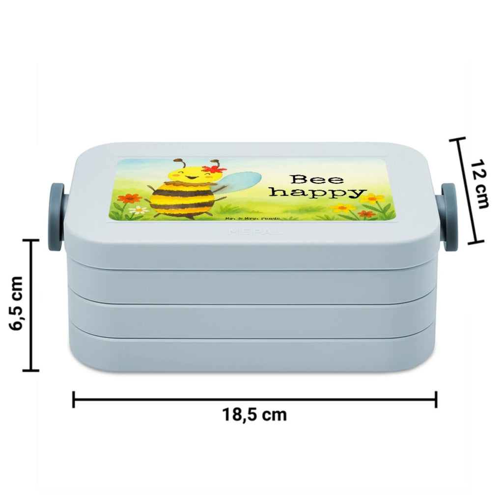 MEPAL Bentobox Biene Happy Design Lunchbox, Bentobox, Brotdose, Biene, Wespe, Hummel
