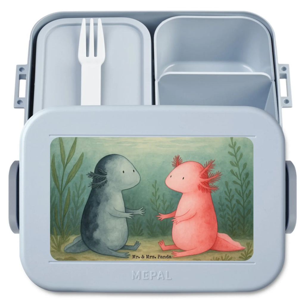 MEPAL Bentobox Axolotl Liebe Design Bentobox, Lunchbox, Brotdose, Axolotl, Molch, Lurch, Valentinstag, Schwanzlurch, Liebe, Ehemann, Lurche, große Liebe, Jahrestag, Freund, Axolot, Liebesbeweis, Verlobter