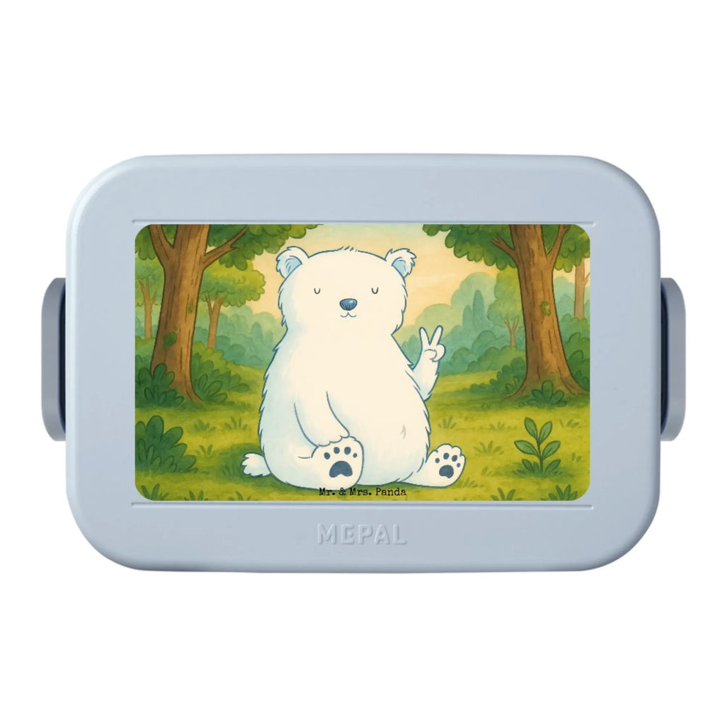 MEPAL Bentobox Eisbär Faul Design Bentobox, Brotdose, Lunchbox, Bär, Teddy, Teddybär, Nordpol, Eisbär, Bürojob, Büro, Relaxen, Arbeitsplatz, Faul, Arbeit, Homeoffice, Entspannen