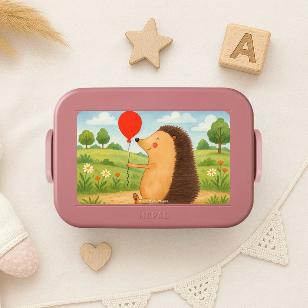 MEPAL Bentobox Igel Luftballon Design Lunchbox, Brotdose, Bentobox, Tiermotive, Gute Laune, lustige Sprüche, Tiere, Geburtstagskind, Ballon, Happy Birthday, Igel, Glückwunsch, Herzlichen Glückwunsch, Geburtstag