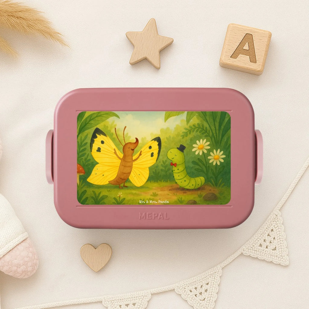 MEPAL Bentobox Raupe Schmetterling Design Lunchbox, Brotdose, Bentobox, Tiermotive, Gute Laune, lustige Sprüche, Tiere, Kokon, Hütchen, Schönheit, Erwachsen werden, Schmetterling, Raupe, Aufwachsen, Hut, Entwicklung, Zitronenfalter