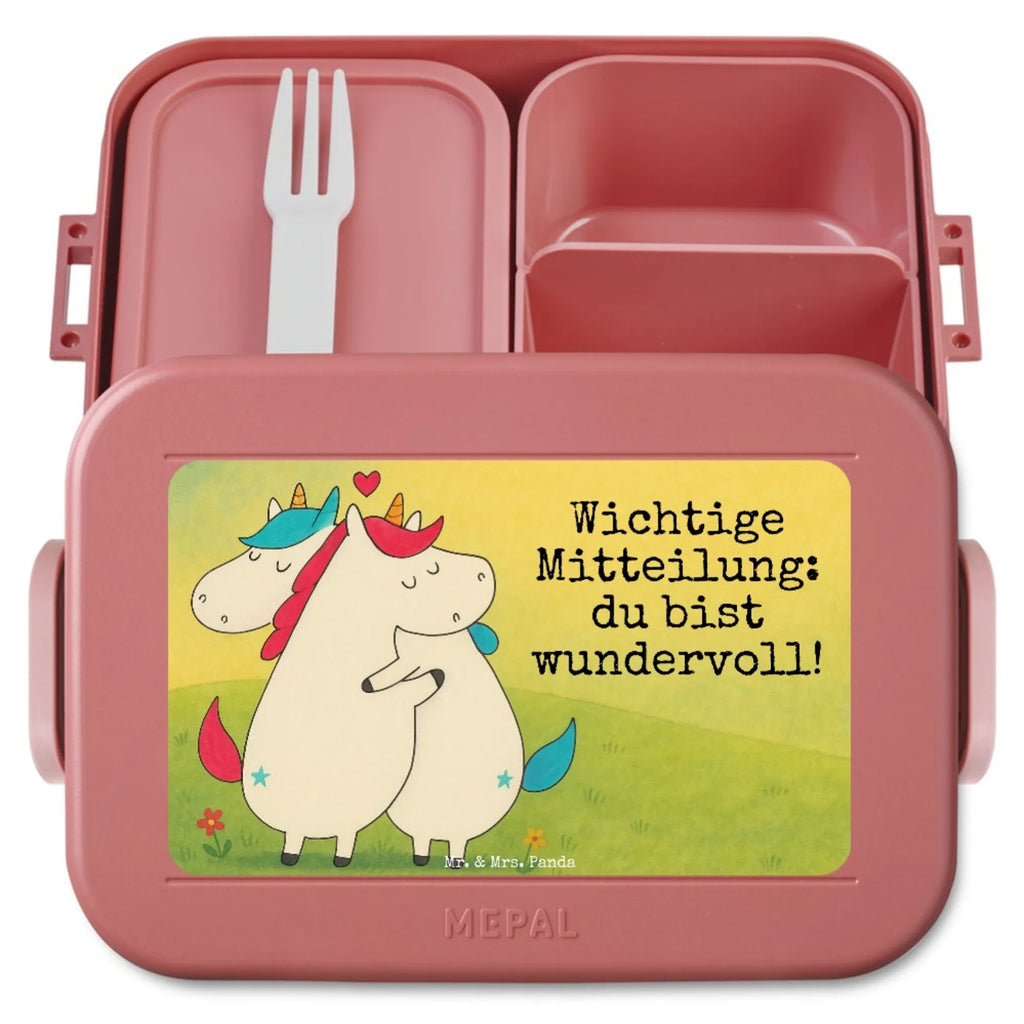 MEPAL Bentobox Einhorn Mitteilung Design Bentobox, Lunchbox, Brotdose, Einhorn, Einhörner, Einhorn Deko, Unicorn, Liebe, lustig, Valentinstag, Partner, Geschenk, Valentine, Spruch, Ehe, witzig