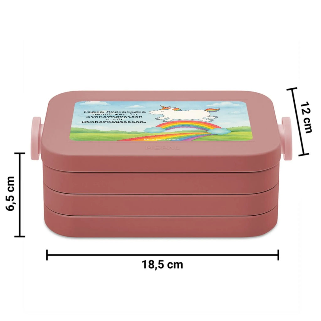 MEPAL Bentobox Einhorn Regenbogen Design Bentobox, Brotdose, Lunchbox, Einhorn, Einhörner, Einhorn Deko, Unicorn, Regenbogen, Erwachsenwerden, Einhornpower, Einhornautobahn, Glitzer