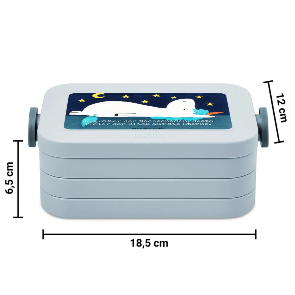 MEPAL Bentobox Einhorn Sternenhimmel Design Lunchbox, Brotdose, Bentobox, Einhorn, Einhörner, Einhorn Deko, Unicorn, Sternenhimmel, Sterne, Dachschaden, Verrückt