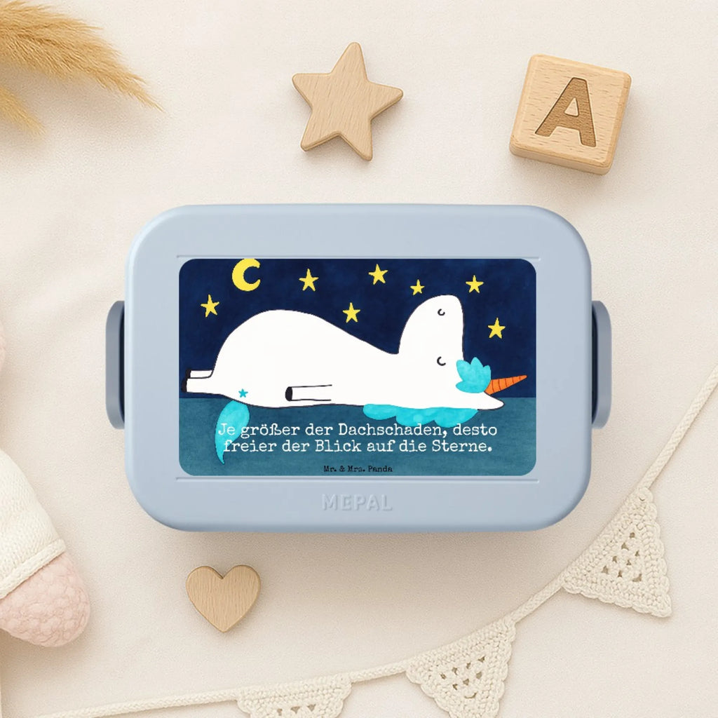 MEPAL Bentobox Einhorn Sternenhimmel Design Lunchbox, Brotdose, Bentobox, Einhorn, Einhörner, Einhorn Deko, Unicorn, Sternenhimmel, Sterne, Dachschaden, Verrückt