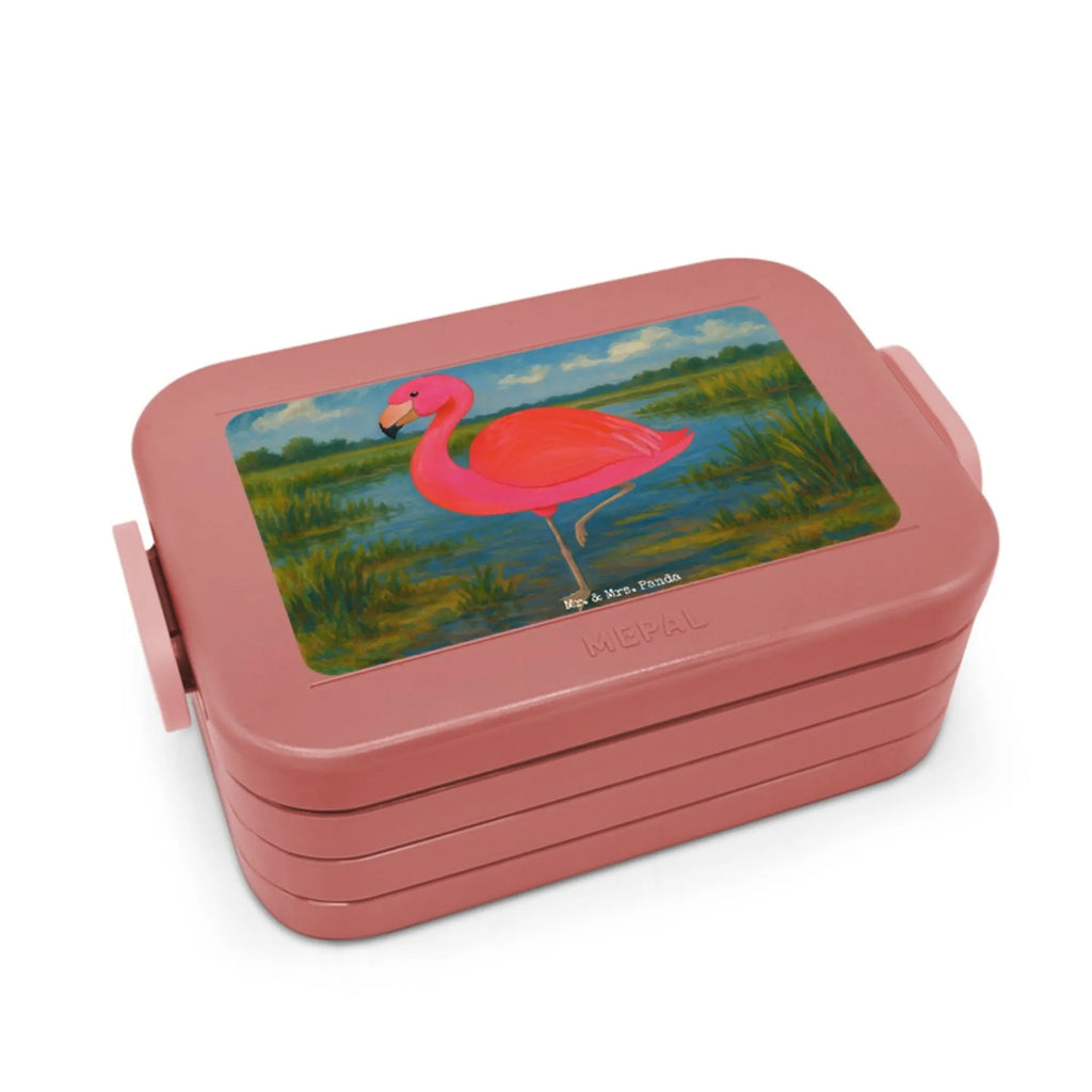 MEPAL Bentobox Flamingo Classic Design Brotdose, Lunchbox, Bentobox, Flamingo, Geschwister, Außenseiter, Freundinnen, Stolz, Einzigartig, ich, Freundin, für mich, Tochter, Spruch, Sohn, Selbstliebe