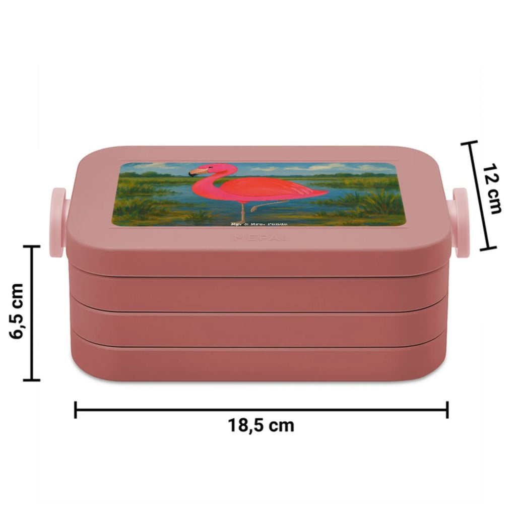 MEPAL Bentobox Flamingo Classic Design Brotdose, Lunchbox, Bentobox, Flamingo, Geschwister, Außenseiter, Freundinnen, Stolz, Einzigartig, ich, Freundin, für mich, Tochter, Spruch, Sohn, Selbstliebe