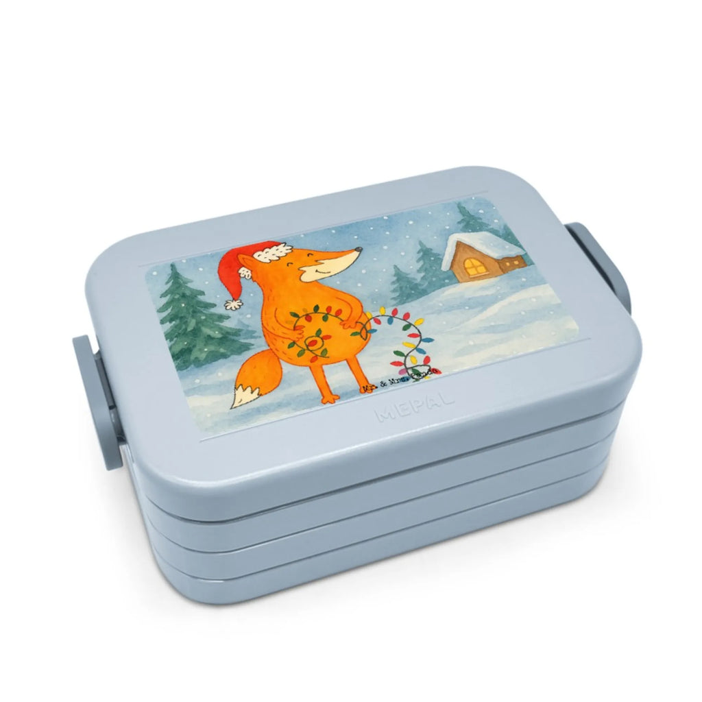 MEPAL Bentobox Fuchs Weihnachten Design Bentobox, Brotdose, Lunchbox, Winter, Weihnachten, Weihnachtsdeko, Nikolaus, Advent, Heiligabend, Wintermotiv, Weihnachtsmann, Fuchs, Weihnachtszeit, Geschenk Weihnachten, Füchse, Spruch schön