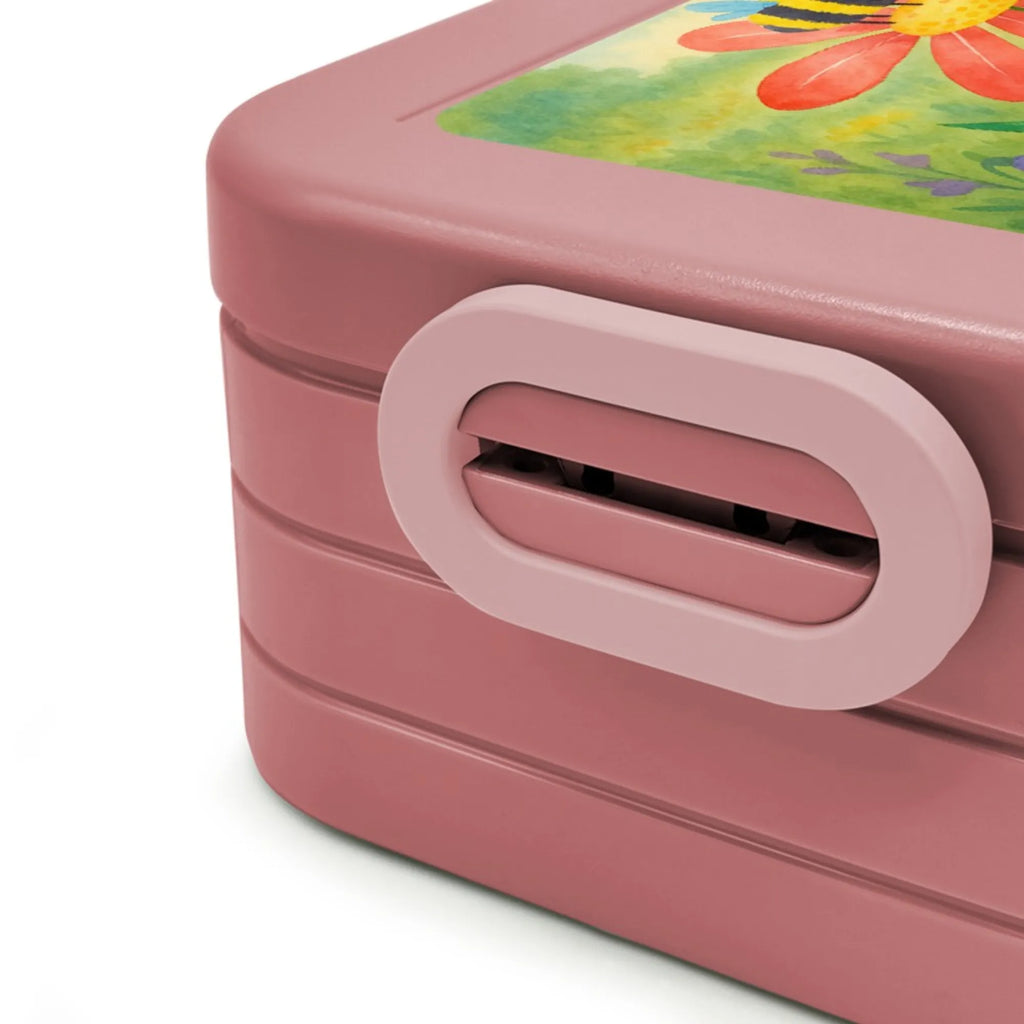 MEPAL Bentobox Hummel Blume Design Bentobox, Brotdose, Lunchbox, Tiermotive, Gute Laune, lustige Sprüche, Tiere, Wespe, Hummeln, Flauschig, Blume, Hummel, Biene, Natur, Feld