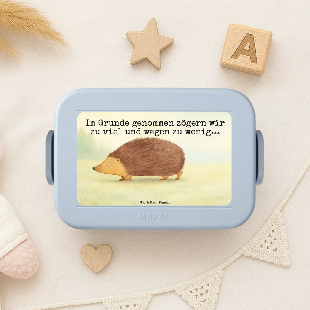 MEPAL Bentobox Igel Herzen Design Brotdose, Lunchbox, Bentobox, Tiermotive, Gute Laune, lustige Sprüche, Tiere, Leben, Herz, Kuss, Herzen, Vertrauen, Igel, Liebe