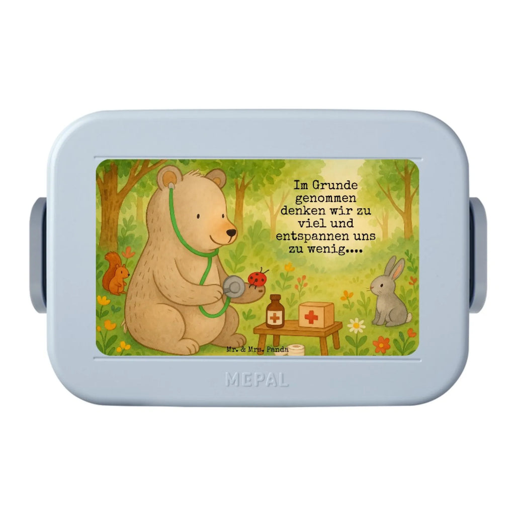 MEPAL Bentobox Bär Arzt Design Brotdose, Lunchbox, Bentobox, Bär, Teddy, Teddybär, Professor, Doktor, Professorin, Ärztin, Doktorin, Arzt