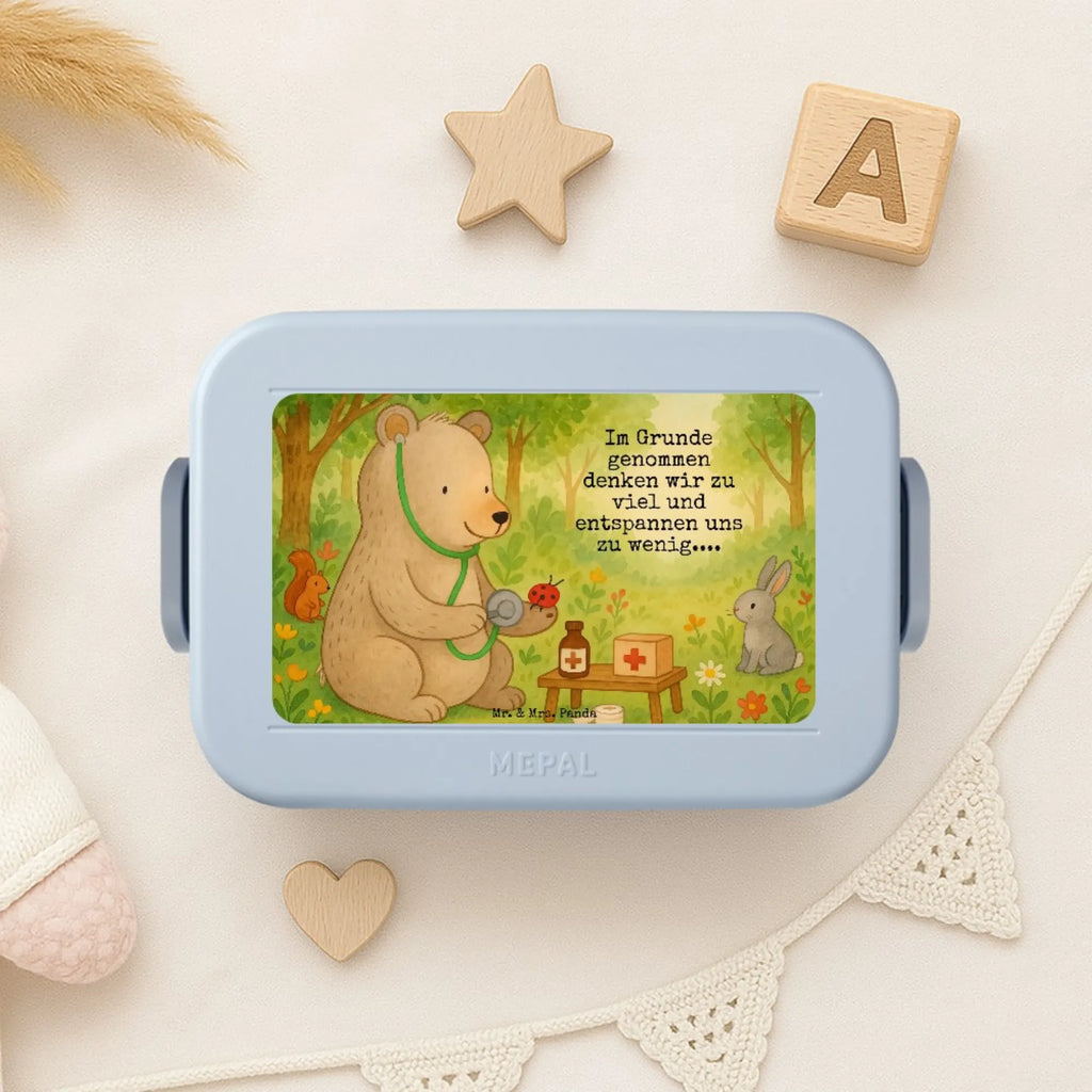 MEPAL Bentobox Bär Arzt Design Brotdose, Lunchbox, Bentobox, Bär, Teddy, Teddybär, Professor, Doktor, Professorin, Ärztin, Doktorin, Arzt