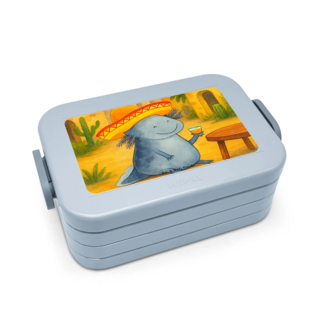 MEPAL Bentobox Axolotl Tequila Design Lunchbox, Bentobox, Brotdose, Axolotl, Molch, Feuerdrache, Tequila, Lurche, Mexico, Sombrero, Schwanzlurch, Zitrone, Lurch, Spruch, Axolot, Motivation, Mexiko, Feuersalamander