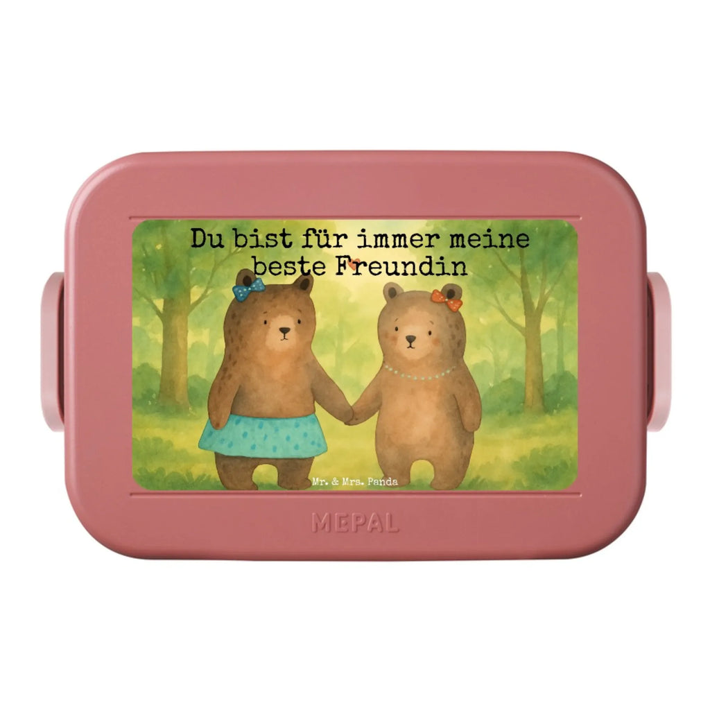 MEPAL Bentobox Bär Freundin Design Lunchbox, Bentobox, Brotdose, Bär, Teddy, Teddybär, Bär Freundin Beste Freund Liebe Liebesbeweis Verliebt Kumpel Kumpeliene