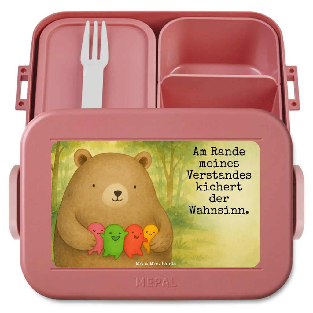 MEPAL Bentobox Bär Gefühl Design Bentobox, Lunchbox, Brotdose, Bär, Teddy, Teddybär, Wahnsinn, Verrückt, Durchgedreht