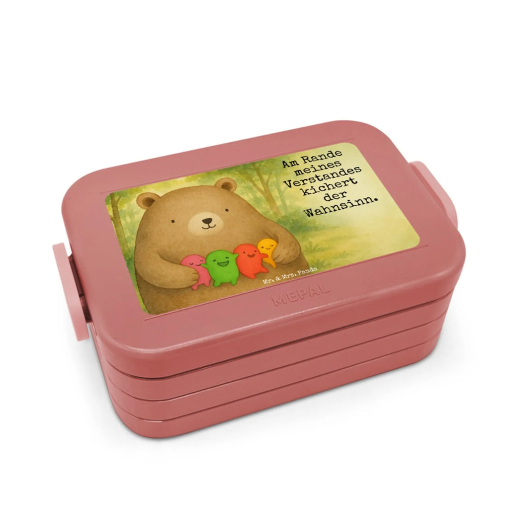 MEPAL Bentobox Bär Gefühl Design Bentobox, Lunchbox, Brotdose, Bär, Teddy, Teddybär, Wahnsinn, Verrückt, Durchgedreht