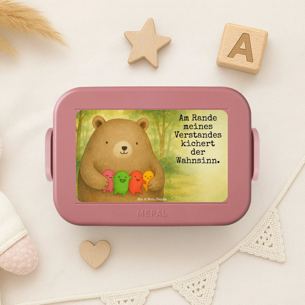 MEPAL Bentobox Bär Gefühl Design Bentobox, Lunchbox, Brotdose, Bär, Teddy, Teddybär, Wahnsinn, Verrückt, Durchgedreht