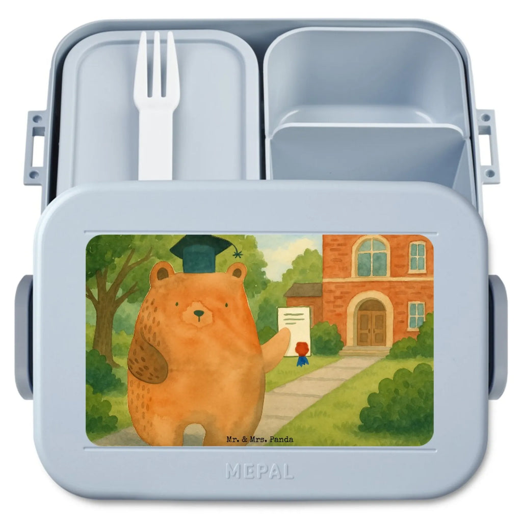MEPAL Bentobox Bär Prüfung Design Brotdose, Bentobox, Lunchbox, Bär, Teddy, Teddybär, Abschluss, Prüfungen, Abschlusszeugnis, Zeugnis, Abitur, Prüfung bestanden