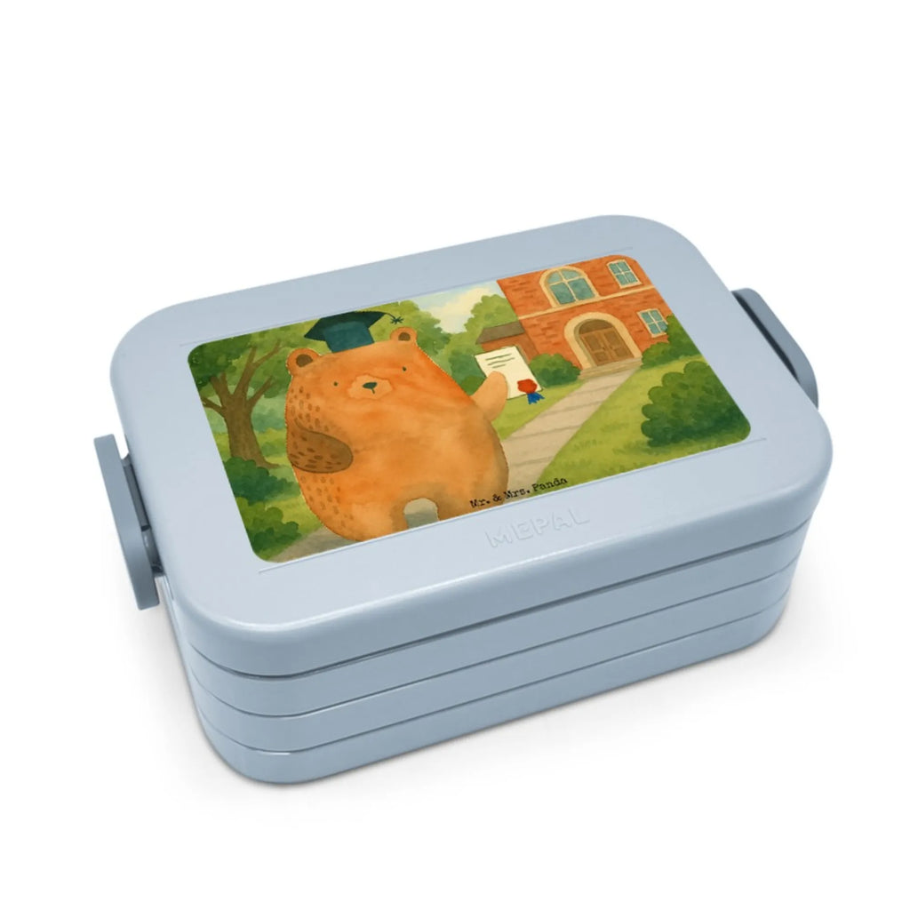 MEPAL Bentobox Bär Prüfung Design Brotdose, Bentobox, Lunchbox, Bär, Teddy, Teddybär, Abschluss, Prüfungen, Abschlusszeugnis, Zeugnis, Abitur, Prüfung bestanden