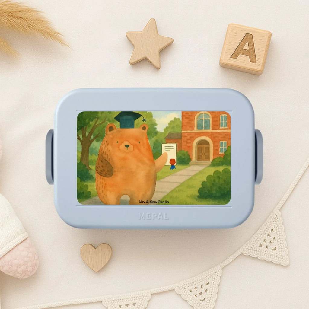 MEPAL Bentobox Bär Prüfung Design Brotdose, Bentobox, Lunchbox, Bär, Teddy, Teddybär, Abschluss, Prüfungen, Abschlusszeugnis, Zeugnis, Abitur, Prüfung bestanden