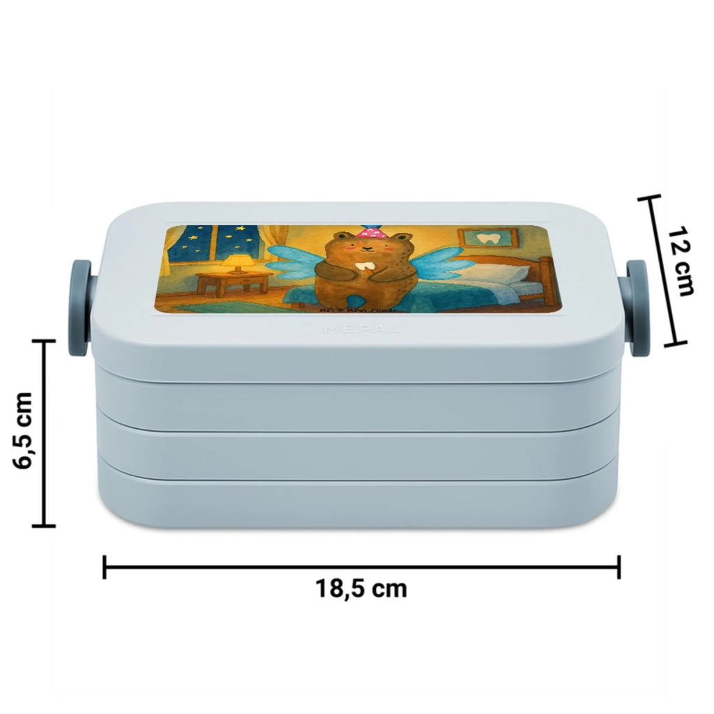 MEPAL Bentobox Bär Zahnfee Design Bentobox, Lunchbox, Brotdose, Bär, Teddy, Teddybär, Fee, Zahnfee, Milchzahn, Erster Zahn