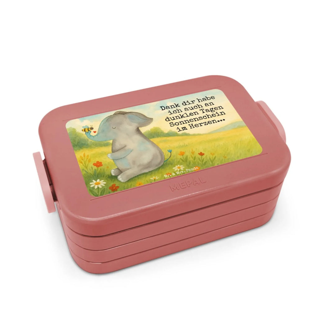 MEPAL Bentobox Elefant Biene Design Brotdose, Bentobox, Lunchbox, Tiermotive, Gute Laune, lustige Sprüche, Tiere, Hochzeitsgeschenk, Liebe, Heiratsantrag, Liebesspruch, Jahrestag, Elefant, Liebesbeweis, Biene, Liebesgeschenk