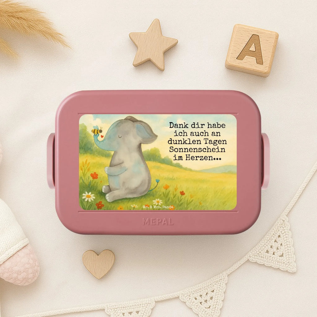 MEPAL Bentobox Elefant Biene Design Brotdose, Bentobox, Lunchbox, Tiermotive, Gute Laune, lustige Sprüche, Tiere, Hochzeitsgeschenk, Liebe, Heiratsantrag, Liebesspruch, Jahrestag, Elefant, Liebesbeweis, Biene, Liebesgeschenk