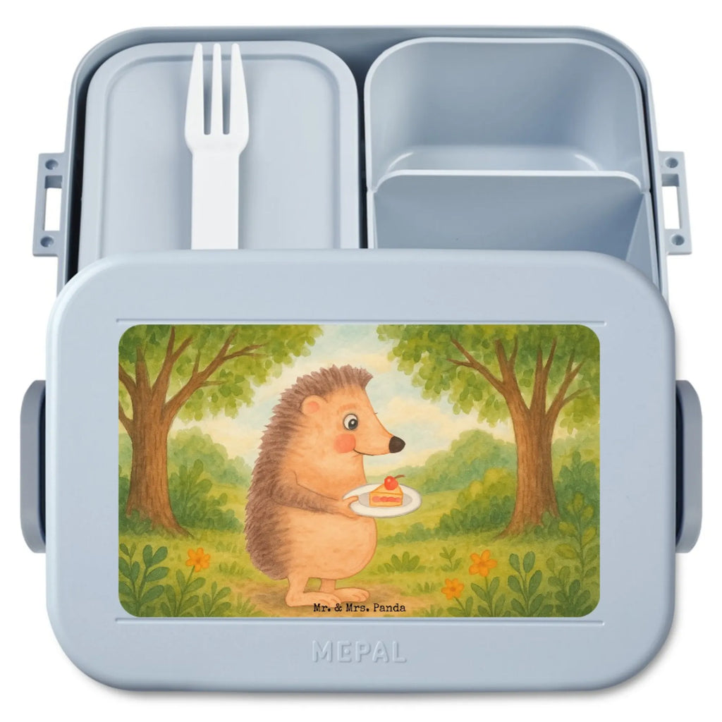 MEPAL Bentobox Igel Kuchenstück Design Brotdose, Bentobox, Lunchbox, Tiermotive, Gute Laune, lustige Sprüche, Tiere, Einladung Party, Geburtstagskuchen, Igel, Kuchen backen, Kuchen, Essen Spruch, Torte, Backen Geschenk