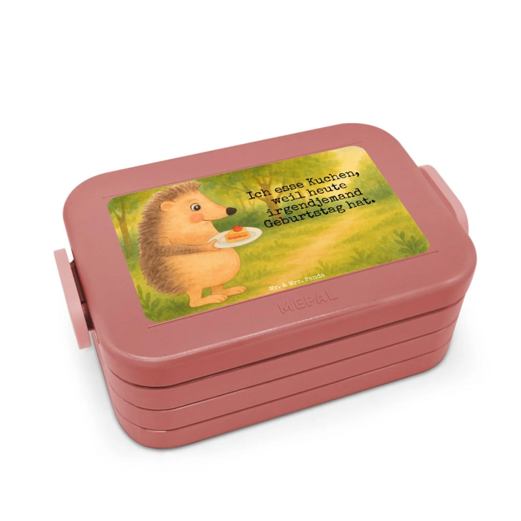 MEPAL Bentobox Igel Kuchenstück Design Brotdose, Bentobox, Lunchbox, Tiermotive, Gute Laune, lustige Sprüche, Tiere, Einladung Party, Geburtstagskuchen, Igel, Kuchen backen, Kuchen, Essen Spruch, Torte, Backen Geschenk