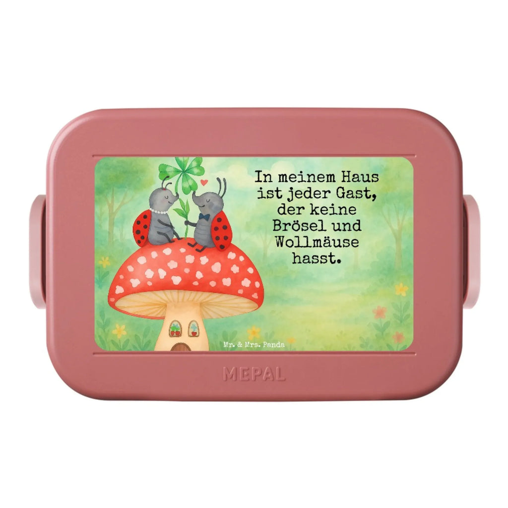 MEPAL Bentobox Marienkäfer Fliegenpilz Design Brotdose, Bentobox, Lunchbox, Tiermotive, Gute Laune, lustige Sprüche, Tiere, Wohnung, Haus, Fleigenpilzhaus, Marienkäfer, zuhause, Fliegenpilz