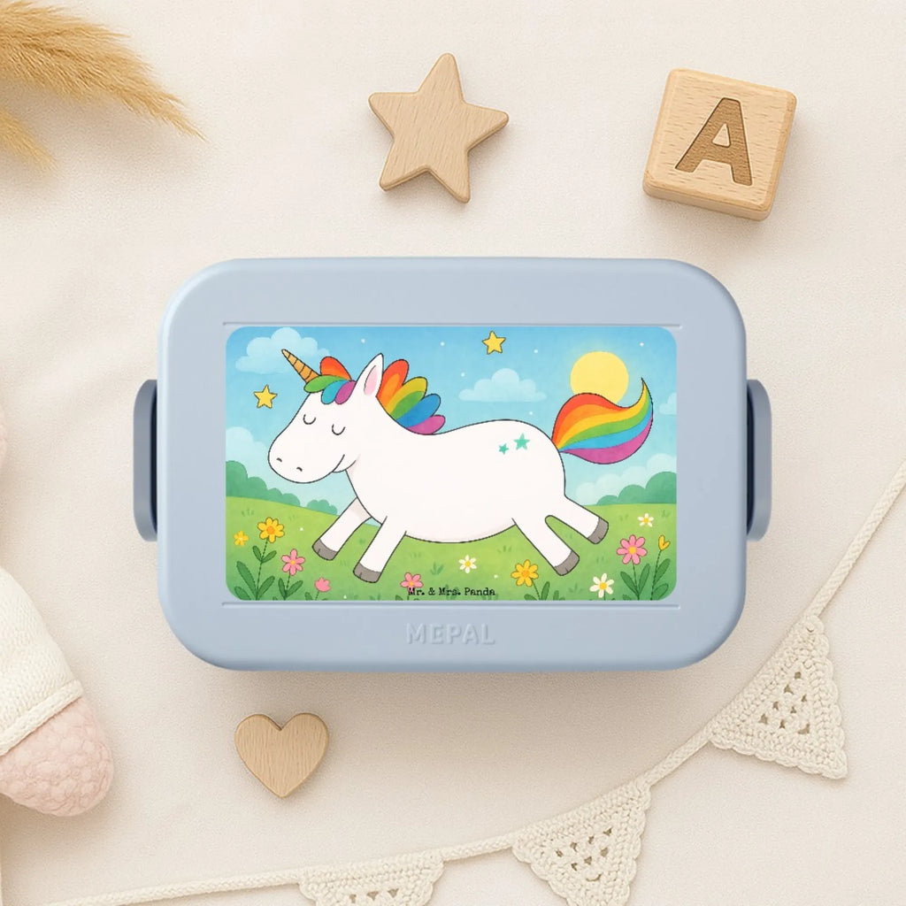 MEPAL Bentobox Einhorn Happy Design Brotdose, Lunchbox, Bentobox, Einhorn, Einhörner, Einhorn Deko, Unicorn, witzig, Freude, Lachen, Lächeln, fröhlich, Spaß, Lebensfreude, spannend, glücklich