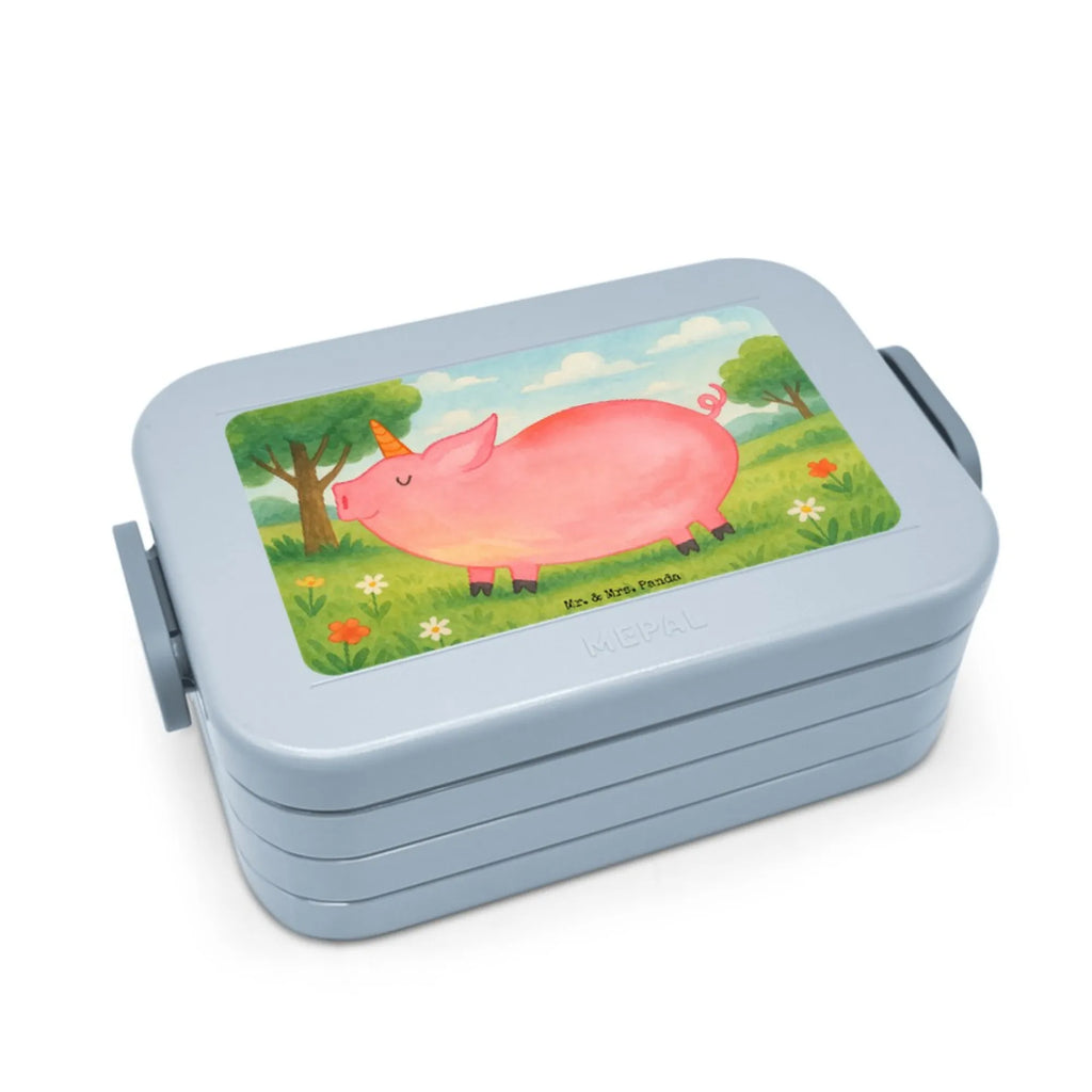 MEPAL Bentobox Einhorn Schwein Design Lunchbox, Bentobox, Brotdose, Einhorn, Einhörner, Einhorn Deko, Unicorn, Spruch, Pig, Schweinhorn, Schwein, funny, Piggy, english, Bauer, witzig. lustig, geschenk, Party, Spaß, englisch