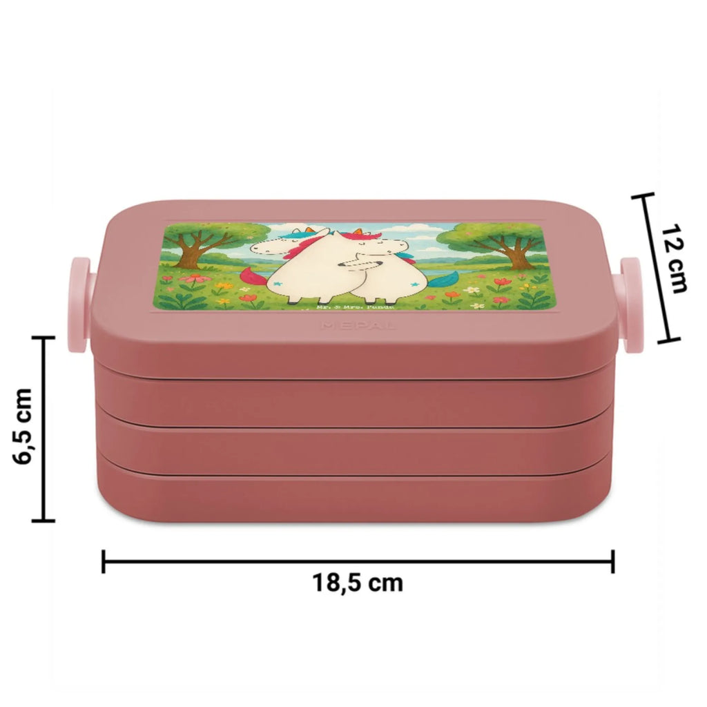 MEPAL Bentobox Einhörner Umarmen Design Brotdose, Bentobox, Lunchbox, Einhorn, Einhörner, Einhorn Deko, Unicorn, BFF, Geschwister, Liebe, Sister, Familie, Freundin, Schwester, Freundinnen, Schwestern