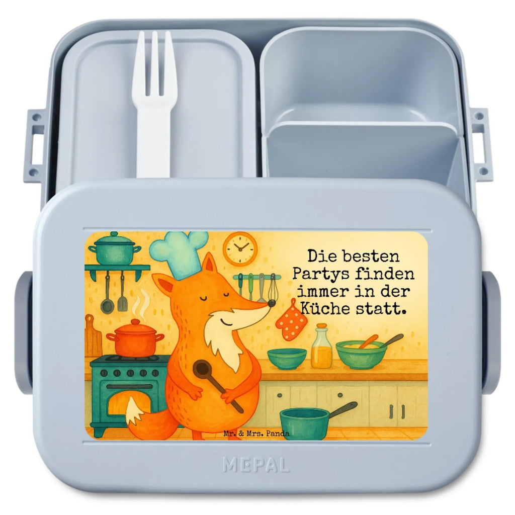 MEPAL Bentobox Fuchs Koch Design Brotdose, Lunchbox, Bentobox, Fuchs, Küche Spruch, Küche Deko, Bäcker, witzig, Spruch lustig, Köche, Füchse, Party Spruch, Koch Geschenk