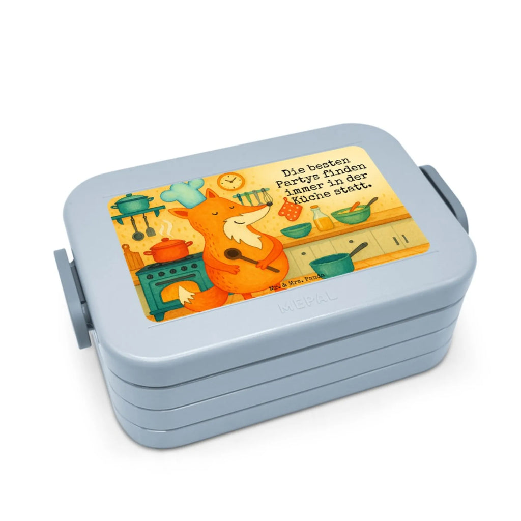 MEPAL Bentobox Fuchs Koch Design Brotdose, Lunchbox, Bentobox, Fuchs, Küche Spruch, Küche Deko, Bäcker, witzig, Spruch lustig, Köche, Füchse, Party Spruch, Koch Geschenk