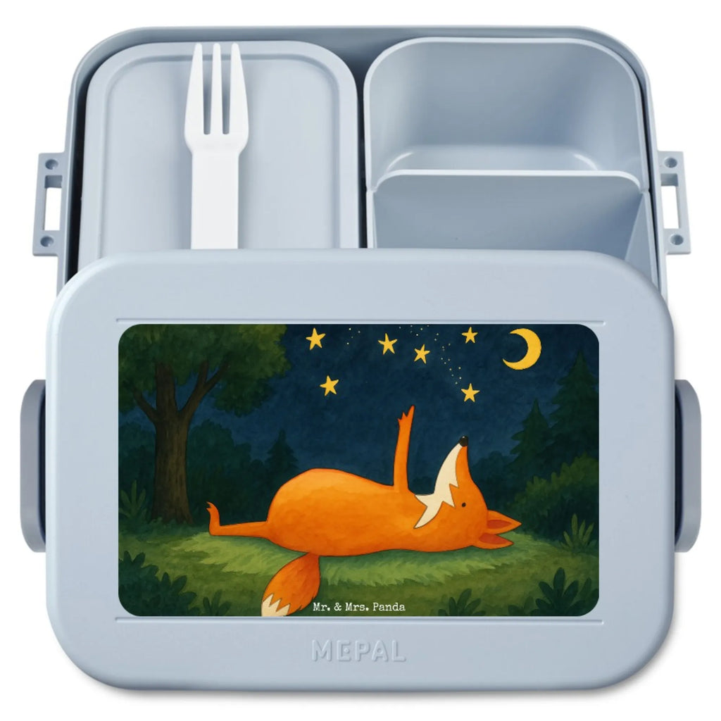 MEPAL Bentobox Fuchs Sterne Design Bentobox, Brotdose, Lunchbox, Fuchs, Romantik, tröstende Worte, Always Look on the Bright Side of Life, Füchse, Spruch schön, Spruch positiv