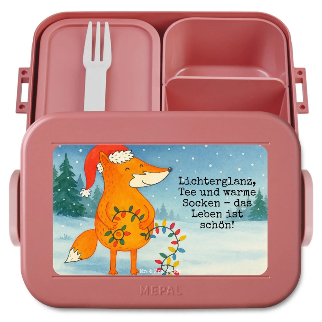 MEPAL Bentobox Fuchs Weihnachten Design Bentobox, Brotdose, Lunchbox, Winter, Weihnachten, Weihnachtsdeko, Nikolaus, Advent, Heiligabend, Wintermotiv, Weihnachtsmann, Fuchs, Weihnachtszeit, Geschenk Weihnachten, Füchse, Spruch schön