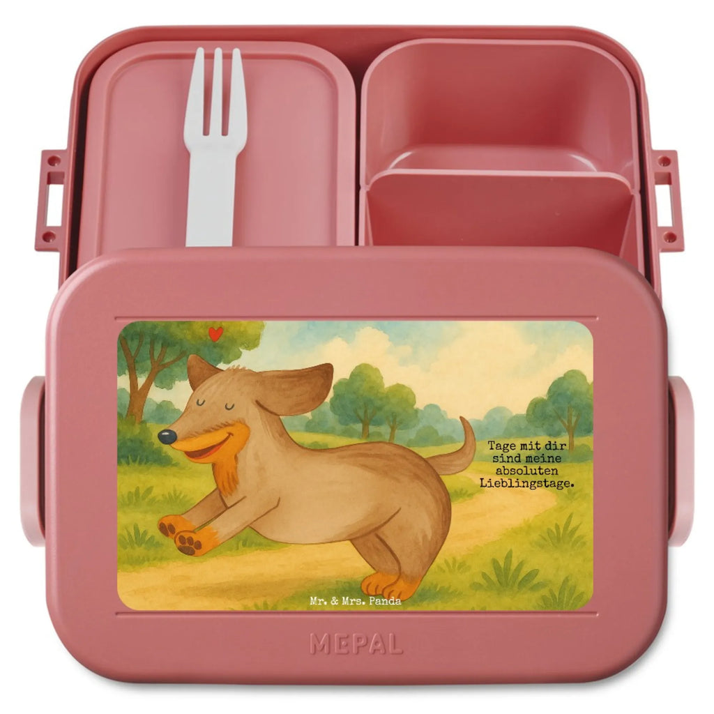 MEPAL Bentobox Hund Dackel Design Bentobox, Lunchbox, Brotdose, Hund, Hundemotiv, Haustier, Hunderasse, Tierliebhaber, Hundebesitzer, Sprüche, Hunde, Dachshund, Dackel, happy dog