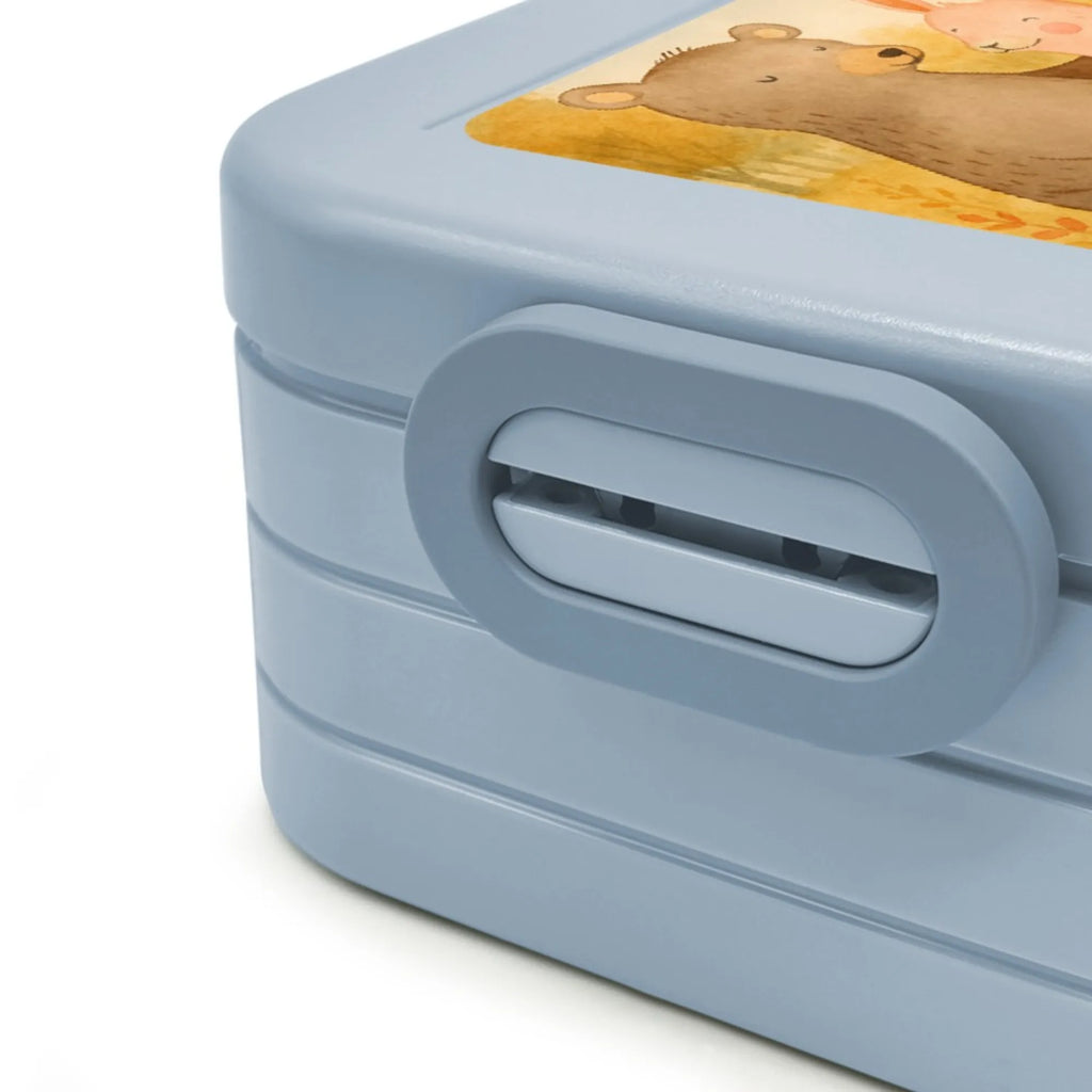 MEPAL Bentobox Bär und Hase Umarmen Design Brotdose, Lunchbox, Bentobox, Liebe, Partner, Freund, Freundin, Ehemann, Ehefrau, Heiraten, Verlobung, Heiratsantrag, Liebesgeschenk, Jahrestag, Hocheitstag, Freunde, Bärchen, Bär, best friends, Hase, bester Freund