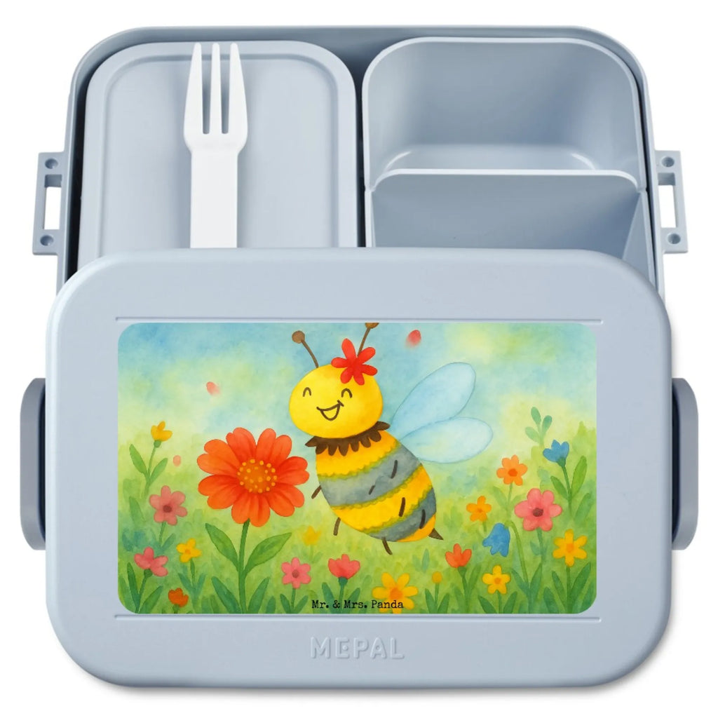 MEPAL Bentobox Biene Blume Design Brotdose, Lunchbox, Bentobox, Biene, Wespe, Hummel